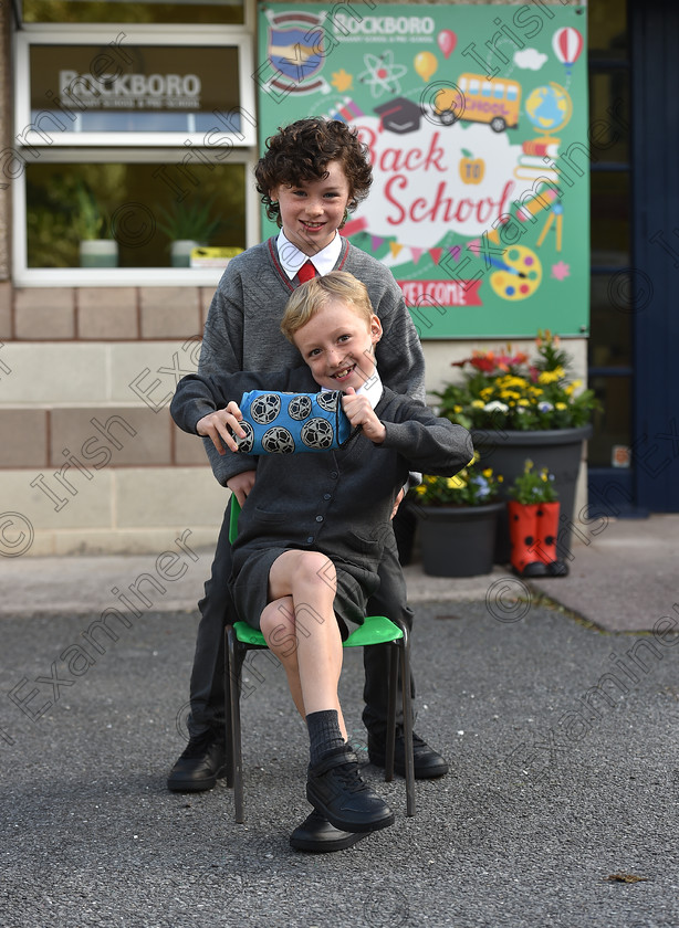 dan-firstday-3 
 Second class pupils Jack and Michael on their first day back to school at the Rockboro Primary and Pre-school, Cork. Picture Dan Linehan