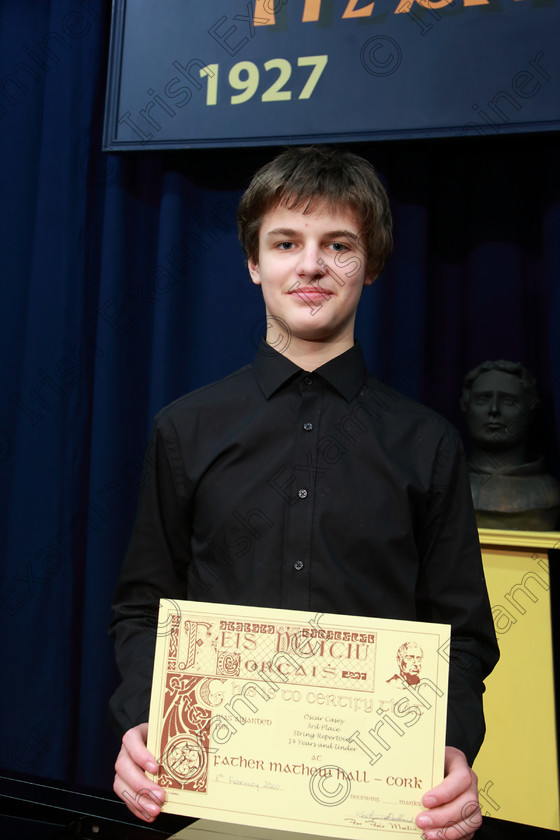 Feis06022020Thurs14 
 14
Third place Oscar Casey from Ballinlough.

Class: 232: “The Houlihan Memorial Perpetual Cup” String Repertoire 14 Years and Under

Feis20: Feis Maitiú festival held in Father Mathew Hall: EEjob: 06/02/2020: Picture: Ger Bonus. 9:30am