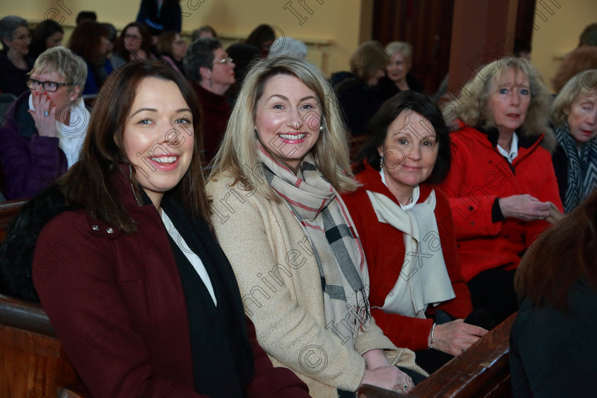 Feis0302109Sun06 
 6
Mary Coughlan, Orlaith Leo and Hilary Lyons members of Douglas Harmonia Singers.

Class: 76: “The Wm. Egan Perpetual Cup” Adult Sacred Choral Group or Choir Two settings of Sacred Words.

Feis Maitiú 93rd Festival held in Fr. Matthew Hall. EEjob 03/02/2019. Picture: Gerard Bonus.