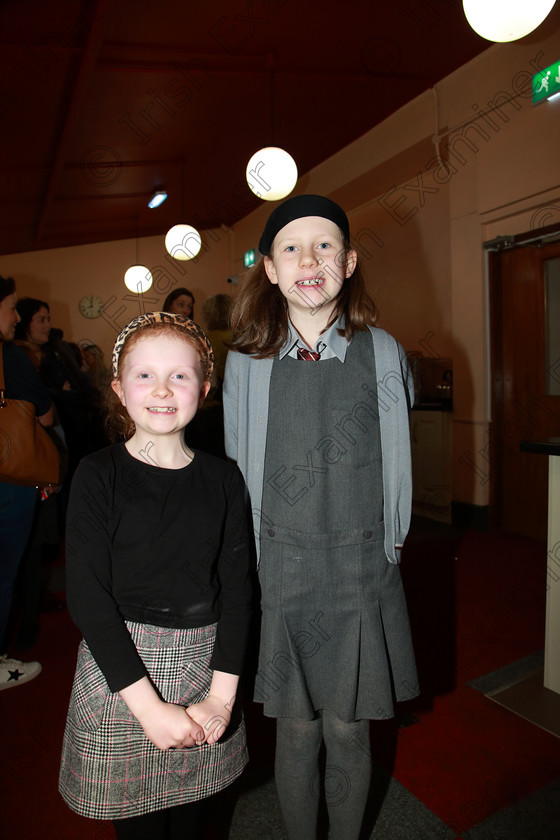 Feis03022020Mon31 
 31 
Performers Amy O’Mahony and Emily O’Connell from Ballincollig.

Class :241: Violin Solo10Years and Under Mozart – Lied No.4 from ’The Young Violinist’s Repertoire

Feis20: Feis Maitiú festival held in Father Mathew Hall: EEjob: 03/02/2020: Picture: Ger Bonus.