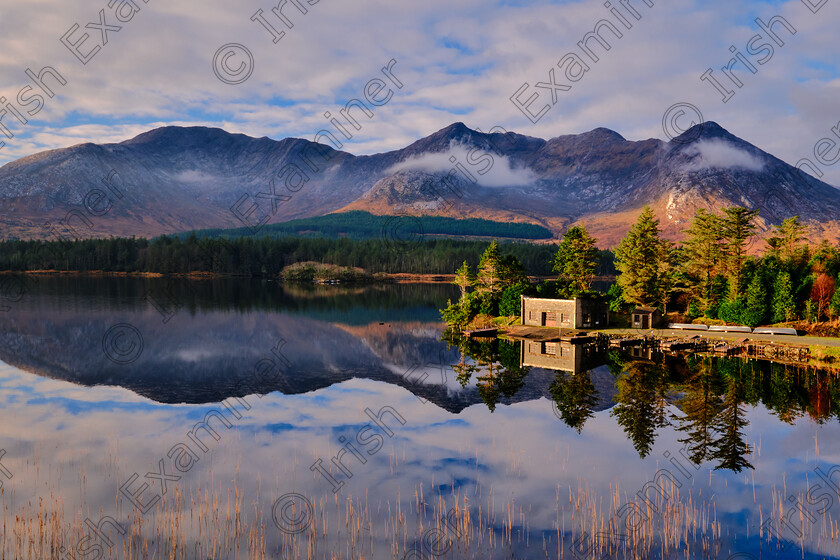 kilanowski lough inagh connemara 2 
 Morning light in Lough Inagh, Connemara.