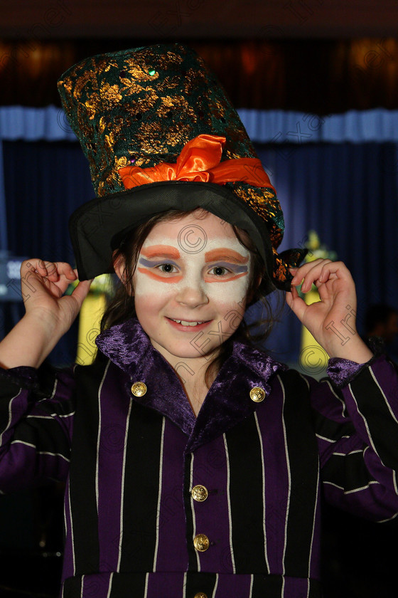 Feis14032018Wed29 
 29
Performers Sarah O’Donovan from Passage West performed as “The Mad Hatter” from Alice’s Adventures in Wonderland.
 Speech and Drama Class: 328: “The Fr. Nessan Shaw Memorial Perpetual Cup” Dramatic Solo 10 Years and Under Section1Feis Maitiú 92nd Festival held in Fr. Mathew Hall. EEjob 14/03/2018 Picture: Gerard Bonus.