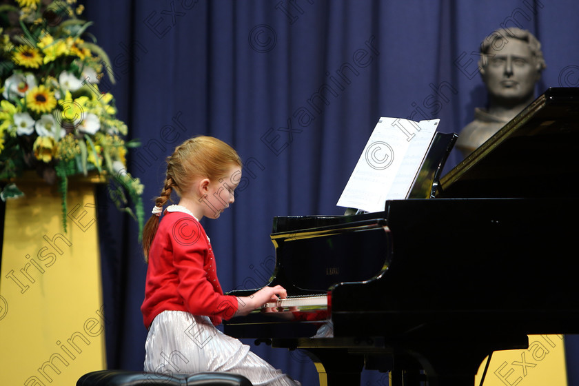 Feis02022018Fri20 
 20
Clodagh Hayes performing.
 Instrumental Music Class: 187: Piano Solo 9 Years and Under –Confined Feis Maitiú 92nd Festival held in Fr. Matthew Hall. EEjob 02/02/2018 Picture: Gerard Bonus.