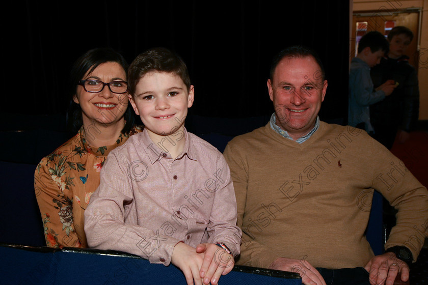 Feis11032018Sun17 
 17
Performer Calum Corbett with his parents Roy and Ann Marie from Douglas.