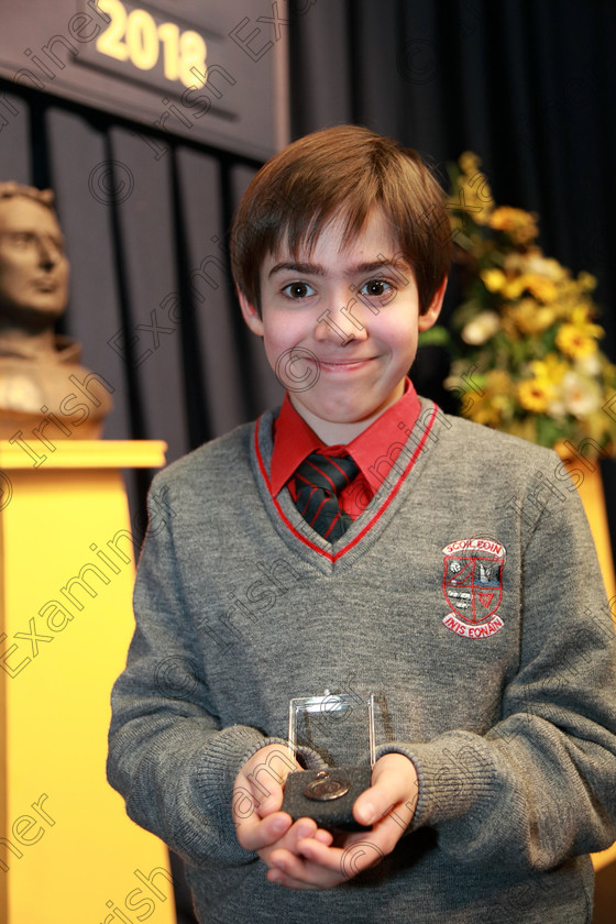 Feis30012018Tueo28 
 28
Bronze Medallist, Emile Moisy from Innishannon.
 EEjob 30/01/2018 
Feis Maitiú 92nd Festival held in Fr. Matthew Hall 
Picture: Gerard Bonus

Instrumental Music. 
Class: 214: “The Casey Perpetual Cup” Woodwind Solo12 years and Under.