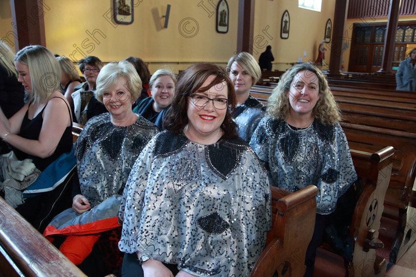 Feis0302109Sun03 
 3
Sarah White, Sheila Kelleher and Joan Hegarty members of Java Ladies Chorus.

Class: 76: “The Wm. Egan Perpetual Cup” Adult Sacred Choral Group or Choir Two settings of Sacred Words.

Feis Maitiú 93rd Festival held in Fr. Matthew Hall. EEjob 03/02/2019. Picture: Gerard Bonus.