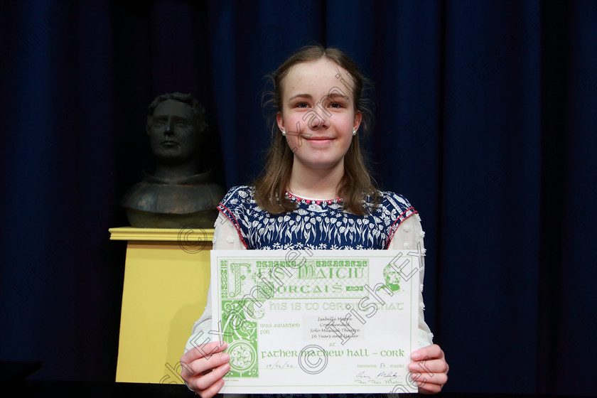 Feis09022020Sun77 
 77
Isabelle Moore from Midleton was commended

Class:24: “The David O’Brien and Frances Reilly Perpetual Trophy” Musical Theatre 16 Years and Under

Feis20: Feis Maitiú festival held in Father Mathew Hall: EEjob: 09/02/2020: Picture: Ger Bonus.