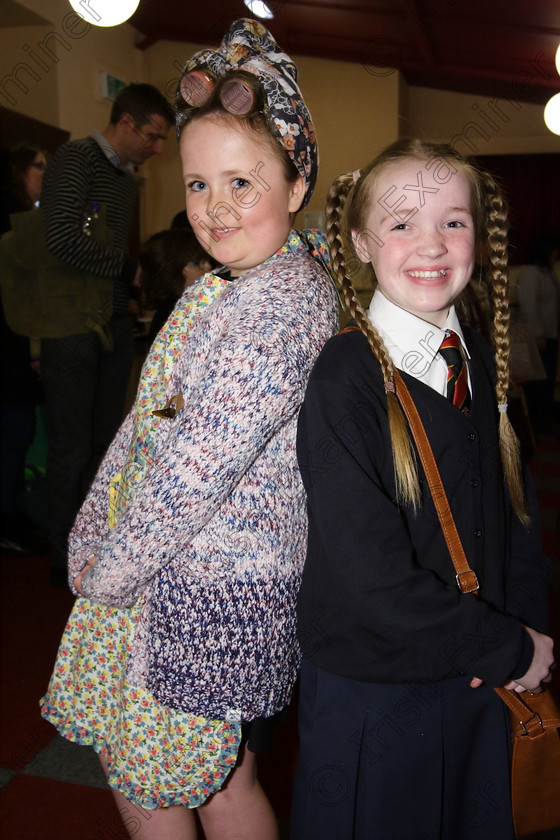 Feis24032018Sat71 
 71
Ava Collins and Aisling Lombard from Ballinhassig performed “Maddy Alone”.
 Speech and Drama Class: 312: Dramatic Duo 10 Years and Under Feis Maitiú 92nd Festival held in Fr. Mathew Hall. EEjob 24/03/2018 Picture: Gerard Bonus