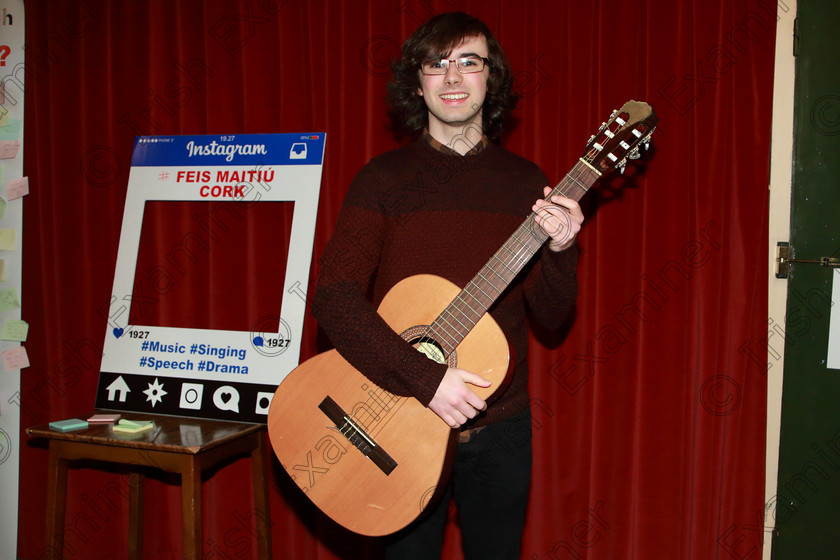 Feis06022020Thurs32 
 32
Performer Cian Deasy from Douglas

Class:276: “The Cork Classical Guitar Perpetual Trophy” Classical Guitar 17 Years and Over

Feis20: Feis Maitiú festival held in Father Mathew Hall: EEjob: 06/02/2020: Picture: Ger Bonus.