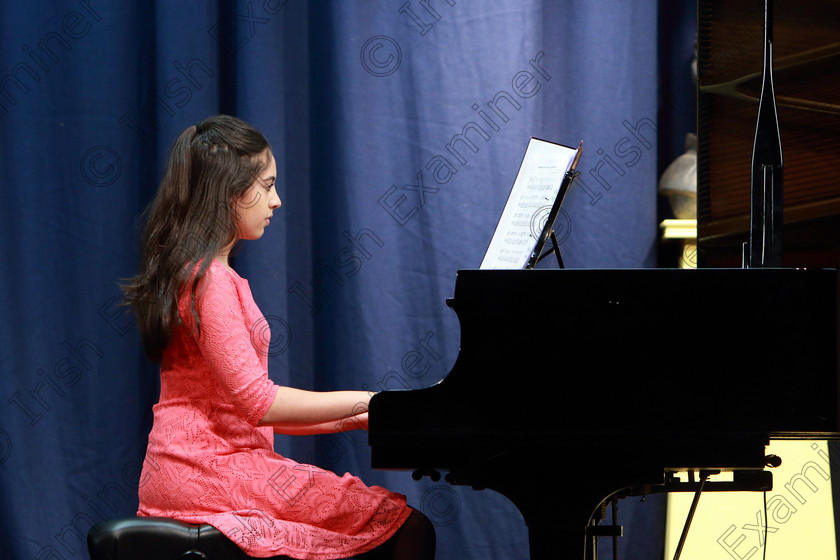 Feis01022020Sat09 
 09
Riya Walsh from Garryvoe performed Pink Panther

Class:184: Piano Solo 15 Years and Under 
Feis20: Feis Maitiú festival held in Fr. Mathew Hall: EEjob: 01/02/2020: Picture: Ger Bonus.