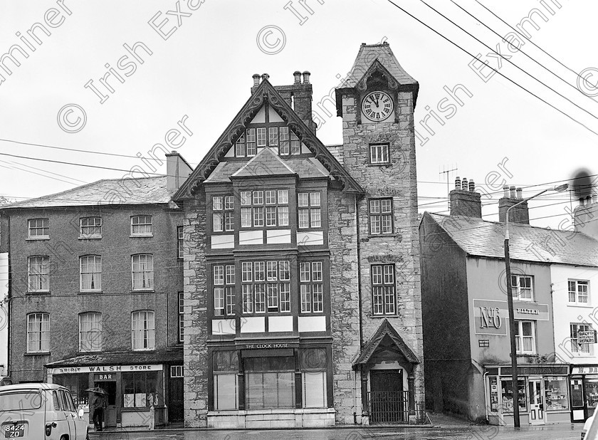 mallow4bwhires 
 The Clock House, Mallow, Co. Cork 27/09/1973 Ref. 645P-101 old black and white