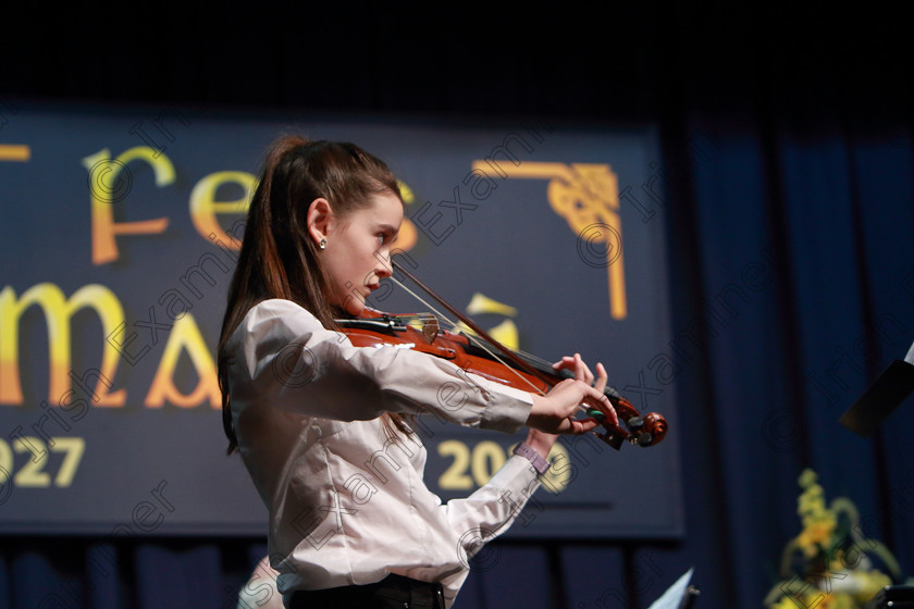 Feis0602109Wed12 
 11~12
Catherine Heneghan performing.

Class: 258: Viola Solo 14Yearsand Under (a) Bridge – Spring Song from, 10 Pieces for Viola & Piano Vol.2 (Thames). (b) Contrasting piece not to exceed 4 minutes.

Feis Maitiú 93rd Festival held in Fr. Matthew Hall. EEjob 06/02/2019. Picture: Gerard Bonus