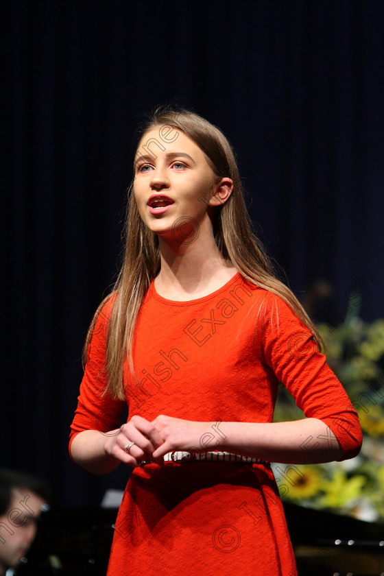 Feis04032018Sun06 
 5~6
Cecilia Roche from Kilkenny performing with Accompanist Tom Doyle.
 Singing and School Choirs Class: 9: “The Thomas Moore Perpetual Cup” Moore’s Melodies Two songs from the Melodies of Thomas Moore Feis Maitiú 92nd Festival held in Fr. Mathew Hall. EEjob 04/03/2018 Picture: Gerard Bonus