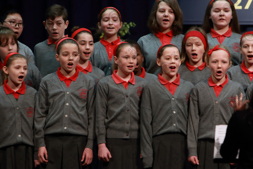 Feis12042018Thu16 
 12~16
St. Luke’s Primary School singing “Someday” and “Railway Carriage”.
 Singing Class: 84: “The Sr. M. Benedicta Memorial Perpetual Cup” Primary School Unison Choirs Section 1 Feis Maitiú 92nd Festival held in Fr. Mathew Hall. EEjob 28/03/2018 Picture: Gerard Bonus