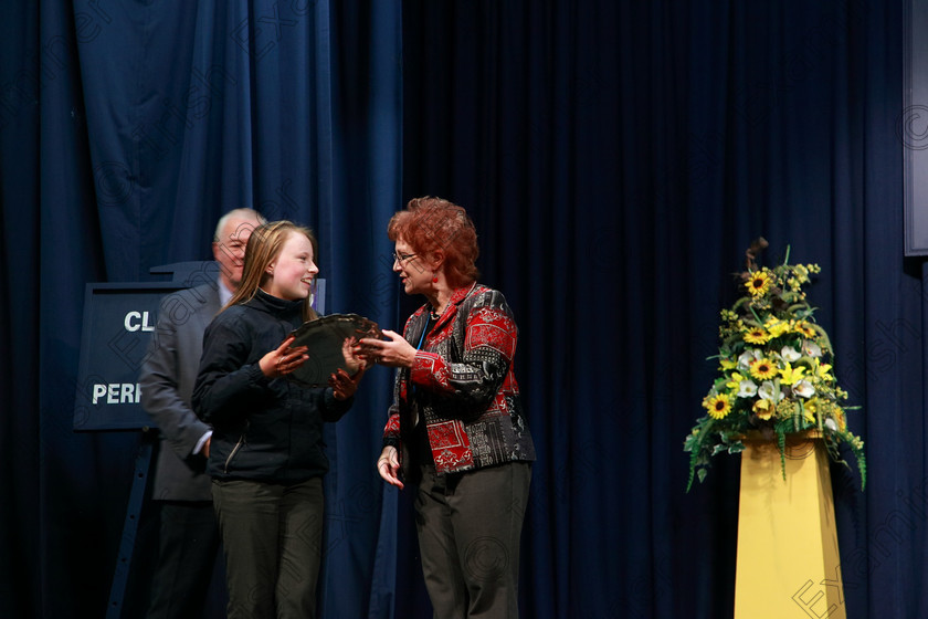 Feis21022018Wed50 
 50
Adjudicator Priscilla Morris presenting the Hartland Memorial Trophy to Sophia Nolan from Glanmire.
 Speech and Drama Class: 327: “The Hartland Memorial Perpetual Trophy” Dramatic Solo12 years and under section 3 Feis Maitiú 92nd Festival held in Fr. Mathew Hall, EEjob 21/02/2018 Picture: Gerard Bonus.