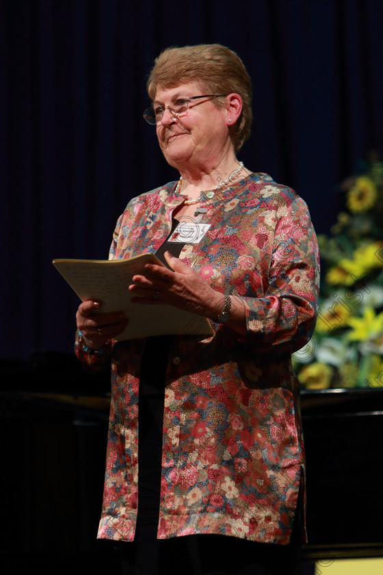 Feis05032019Tue60 
 60
Adjudicator Eileen Field saying a sad farewell to Feis Maitiú on her last night.

Class: 23: “The London College of Music and Media Perpetual Trophy”
Musical Theatre Over 16Years Two songs from set Musicals.

Feis Maitiú 93rd Festival held in Fr. Mathew Hall. EEjob 05/03/2019. Picture: Gerard Bonus