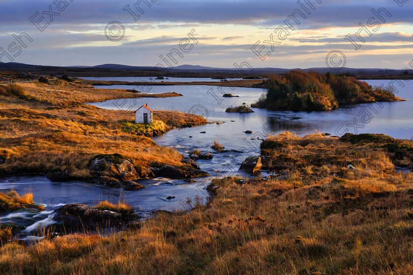 Fishing-hut-Connemara-autumn-Galway 
 Golden Autumn tones in Connemara